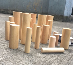 002人付款淘宝彩色榉木插座圆柱体积木早教蒙氏教具儿童精细动作训练