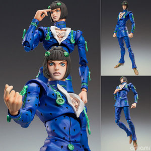 jojo奇妙冒险第五部超像可動模型60彈-布加拉提(替身為鋼鍊手指)