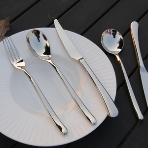 buddha月光刀叉套装 不锈钢牛排刀叉勺 三件套送礼 西餐餐具