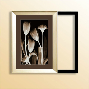 欧式配电表箱电闸遮挡画总开关电源装饰有线盒滑轨推拉有框装饰画