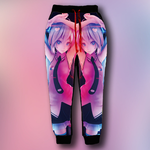 二次元长裤动漫周边miku裤子休闲裤春夏秋冬男女通款休闲裤青少年