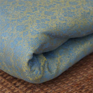 001人付款淘宝装裱材料高温韩绫带胶机裱绫加厚加密绫子布湖州绫绢