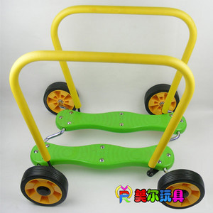 儿童双人协力车/幼儿感觉训练器材儿童平衡脚踏车/双人平衡踩踏车