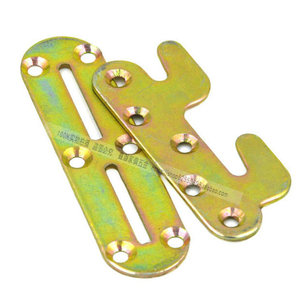 老式实木床插床挂钩 床挂连接件 床挡床铰链床合页床插配件付价