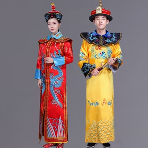 清朝龙袍皇帝服装 皇阿玛服古装皇上影视清朝婚礼演出服影楼写真
