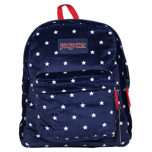 jansport杰斯伯官方正品 时尚轻薄校园双肩包书包trs70j0蓝底白星