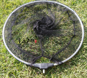 33cm直径抄网头 铝合金抄网头 可折叠抄网头 抄网配件 渔具钓具