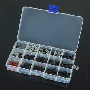 RC 遥控模型玩具车 修车工具 常用螺丝套装 空盒带m3螺丝 收纳盒