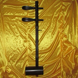 精制黑檀京胡架子西皮二簧厂家直销配送琴盒配件可以代蒙皮