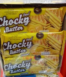 泰国进口 chocky butten黄油威化饼干(36g*12条)416g*12盒/箱
