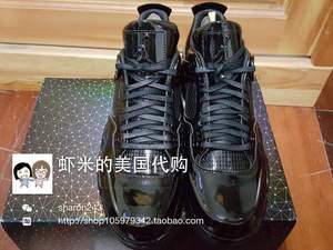 Nike Air Jordan 11Lab4 AJ4 乔4 黑漆皮