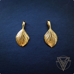 日本925纯银吊坠原版复刻高桥吾郎goros葵扇叶子羽毛包邮男女项链