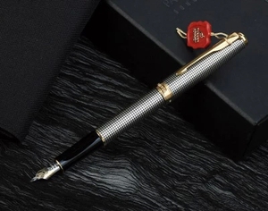 75钢笔配施密特尖卓尔sonnet西沉银格金属格栅工艺派克平替0人付款28