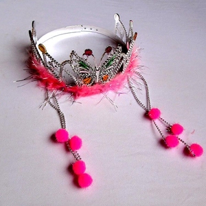 香妃帽民族风可调皇冠公主头发饰舞蹈旅游纪念节目表演用品头饰品