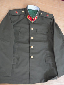 85退役师团以上凡立丁夏常服 85老式高级干部服 绝版收藏品
