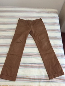 visvim slim chino 布裤子