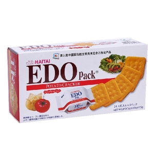 【5盒包邮】韩国进口零食品儿童饼干食品韩国饼干EDO薯仔饼干172g
