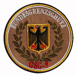 刺绣新款中国双面魔术标志德国gsg9第九大队臂章可定制个性背包标