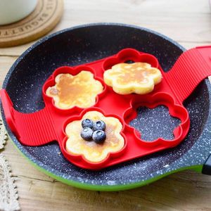 硅胶煎饼模具煎蛋器 创意pancake早餐 心形爱心荷包蛋鸡蛋模型