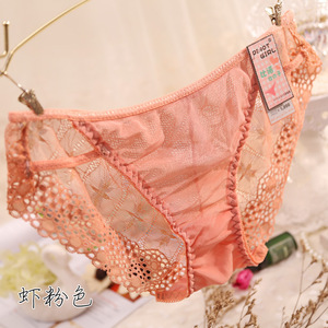 比诺女子女士蕾丝内裤 双带子舒适性感无痕欧版内裤