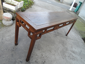 清中期榉木画案平头案 苏作古董明清老家具