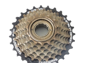 正品SHIMANO/禧喜玛诺TZ20/21旋式飞轮 山地自行车6速/7速后齿轮