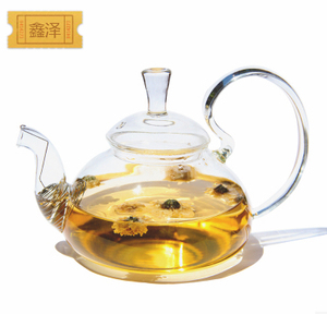 耐热玻璃茶具花茶壶高把仙踪防脱落不锈钢过滤水果茶壶工艺茶壶