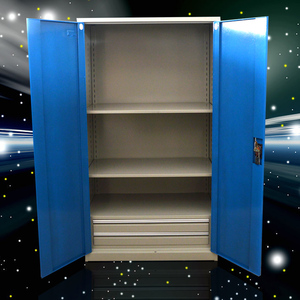 重型五金铁皮工具柜箱仓储设备钢制储物柜带抽屉可调节活动隔板