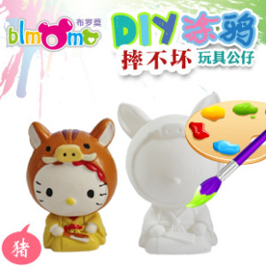 12生肖白坯 石膏娃娃 儿童益智彩绘玩具 diy彩绘 石膏