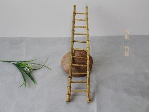 小竹梯子摆件