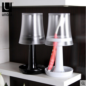 加拿大Umbra 正品 创意 洗漱杯 牙刷架 台灯式 浴室用品