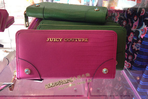 美国Juicy Couture鳄鱼纹真皮女士长款钱包YSRUO236 上海现货