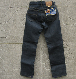 全新正品 lee 200 0141 80年代美国原产男直筒牛仔裤(w28l31瑕疵