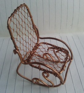 全纯铜丝纯手工迷你躺摇椅手工艺装饰品创意diy礼品