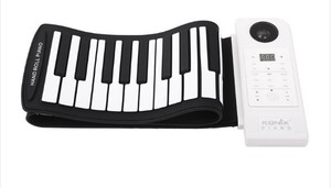 科汇兴61键手卷钢琴MIDI专业版便携电子琴加厚手感外音折叠软钢琴