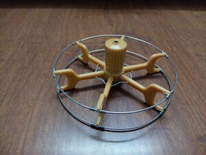 老陈工坊手工手拨轮 八卦轮 筏钓轮 风筝轮 车盘 渔轮 鱼轮13cm