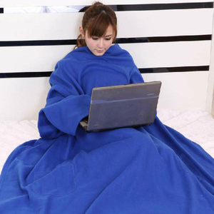 snuggie 电视毯 秋冬季保暖袖毯懒人创意毯 休闲毯舒适双面绒毛毯