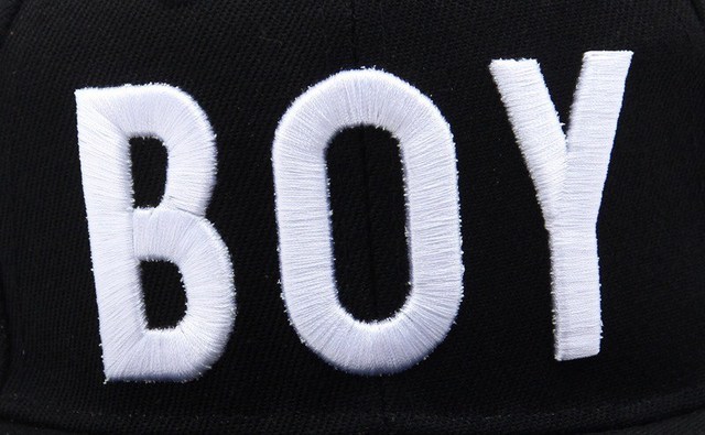 男童春夏儿童街舞帽子boy字母刺绣帽子百搭表演黑色鸭舌帽潮女童_7折