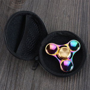 leafwolf炫彩指尖陀螺三叶魔幻金属合金手指旋转陀螺二叶188轴承