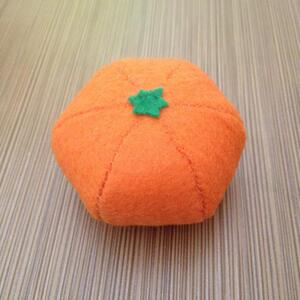 diy不织布艺材料包 幼儿园手工作业 蔬菜水果系列 桔子