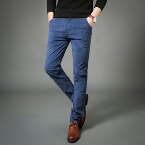 灯芯绒平绒男裤