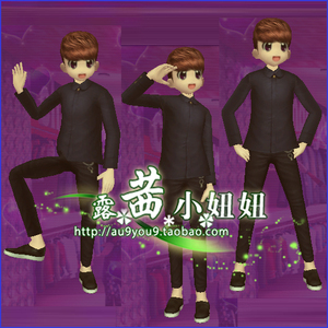 劲舞团男上衣黑色