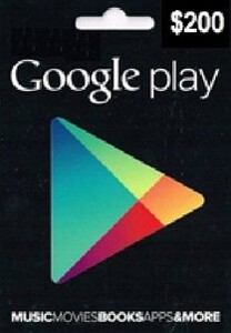 hk- google play gift card官方礼品卡谷歌充值卡200港币自动发货