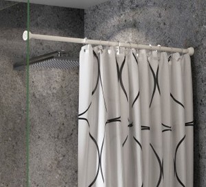 【ikea宜家国内代购】 博塔仁 奥勒 伸缩浴帘杆 免打孔