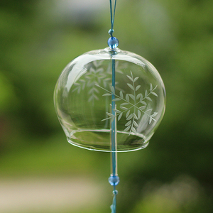 2只包邮 旭之光冰晶日式玻璃挂饰江户和风风铃礼品同学礼物