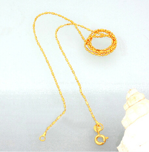 女款链人气全新黄金细款精品g750啊妹贵派链直销18k女款黄金项链