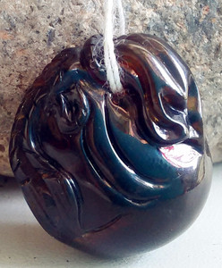 天然抚顺琥珀吊坠 钱袋子吊坠 翳珀二级项链坠 矿珀 假一罚十