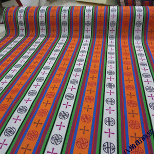 藏族氆氇 布料 面料 藏式布料 坐垫  抱枕 手工布料 宽副1.5米