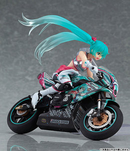 万变动漫 初音未来miku 赛车初音摩托手办玩偶 礼品摆件