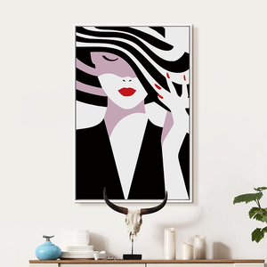 摩登女郎画